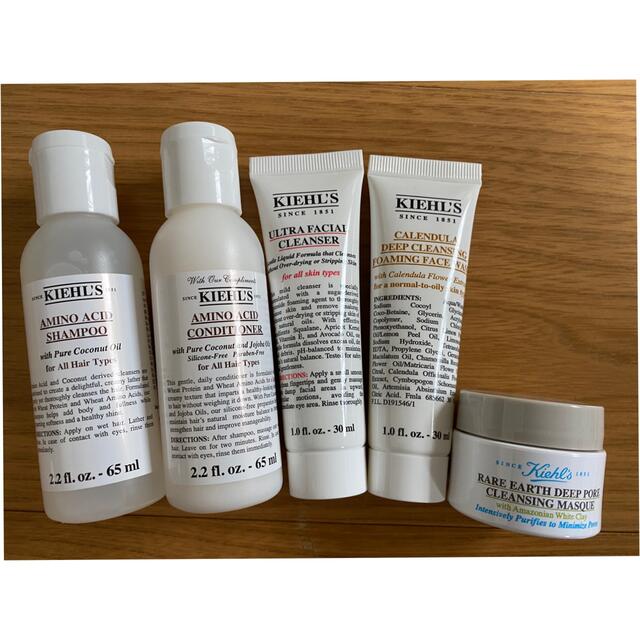 Kiehl's(キールズ)のkiehl's 5点セット コスメ/美容のキット/セット(サンプル/トライアルキット)の商品写真