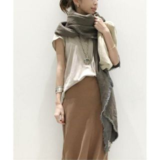 アパルトモンドゥーズィエムクラス(L'Appartement DEUXIEME CLASSE)のL'Appartement Linen Stole(ストール/パシュミナ)