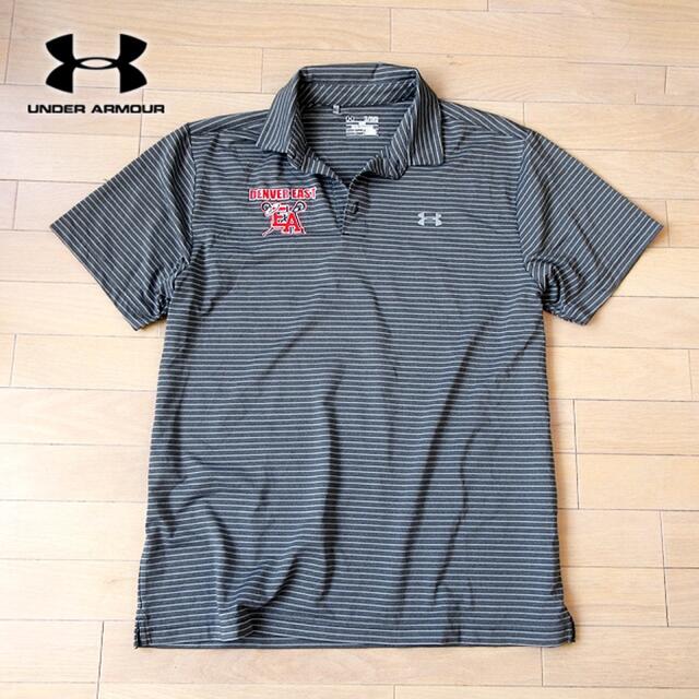 UNDER ARMOUR(アンダーアーマー)の超美品 XL アンダーアーマー メンズ 半袖ポロシャツ グレー メンズのトップス(ポロシャツ)の商品写真