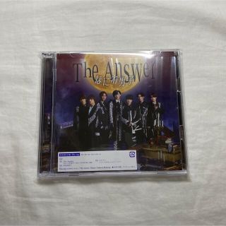 ジャニーズ(Johnny's)のThe Answer / サチアレ 初回1 BluRay(ポップス/ロック(邦楽))