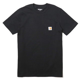 カーハート(carhartt)の未使用 カーハートWIP ポケットTシャツ 黒 M CARHARTT 新古(Tシャツ/カットソー(半袖/袖なし))