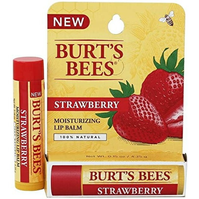 BURT'S BEES(バーツビーズ)の【リップ】BURT'S BEES ストロベリー 未開封 コスメ/美容のスキンケア/基礎化粧品(リップケア/リップクリーム)の商品写真