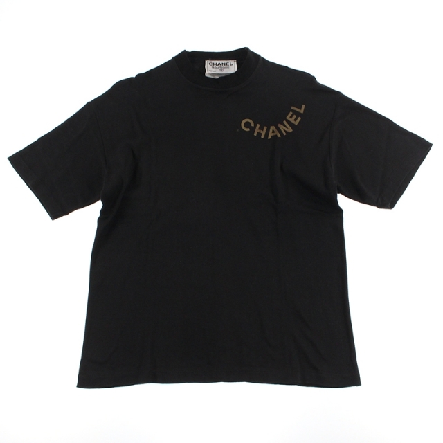 シャネル CHANEL ロゴ カットソー  半袖Ｔシャツ