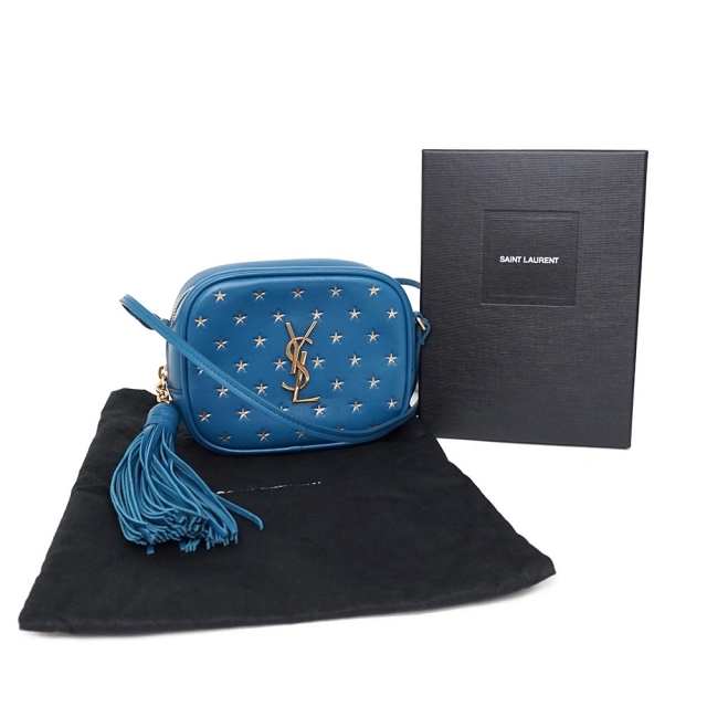 Saint Laurent(サンローラン)のサンローラン ブロガーバッグ ショルダーバッグ 星 ブルー （新品・未使用品） レディースのバッグ(ハンドバッグ)の商品写真