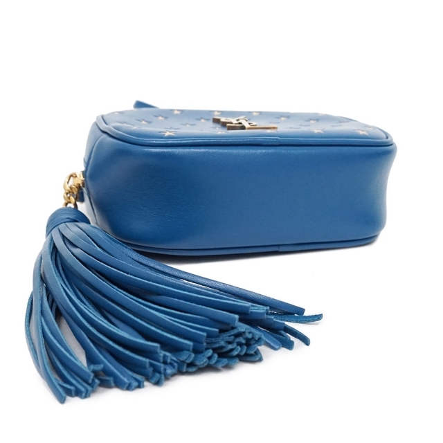 Saint Laurent(サンローラン)のサンローラン ブロガーバッグ ショルダーバッグ 星 ブルー （新品・未使用品） レディースのバッグ(ハンドバッグ)の商品写真