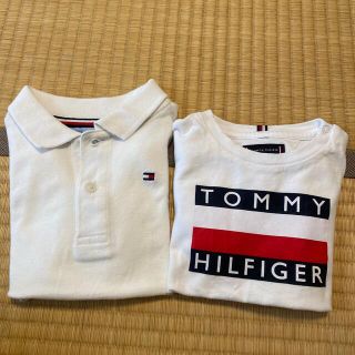 トミーヒルフィガー(TOMMY HILFIGER)の【値下げ】トミーフィルビガー　ポロシャツ　ロンT 80 セット(シャツ/カットソー)