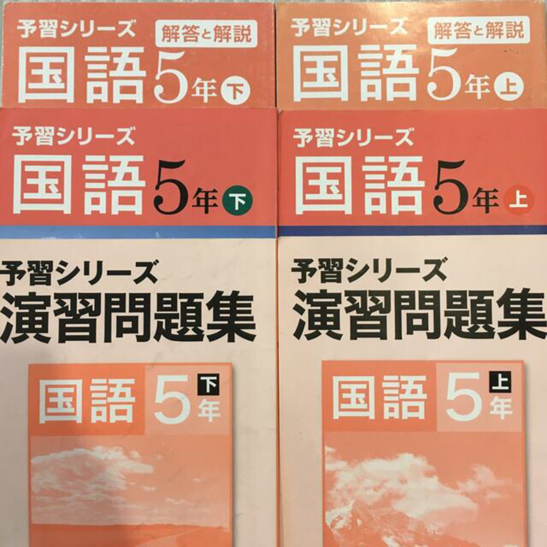 単品売り　四谷大塚　国語　5年 エンタメ/ホビーの本(語学/参考書)の商品写真