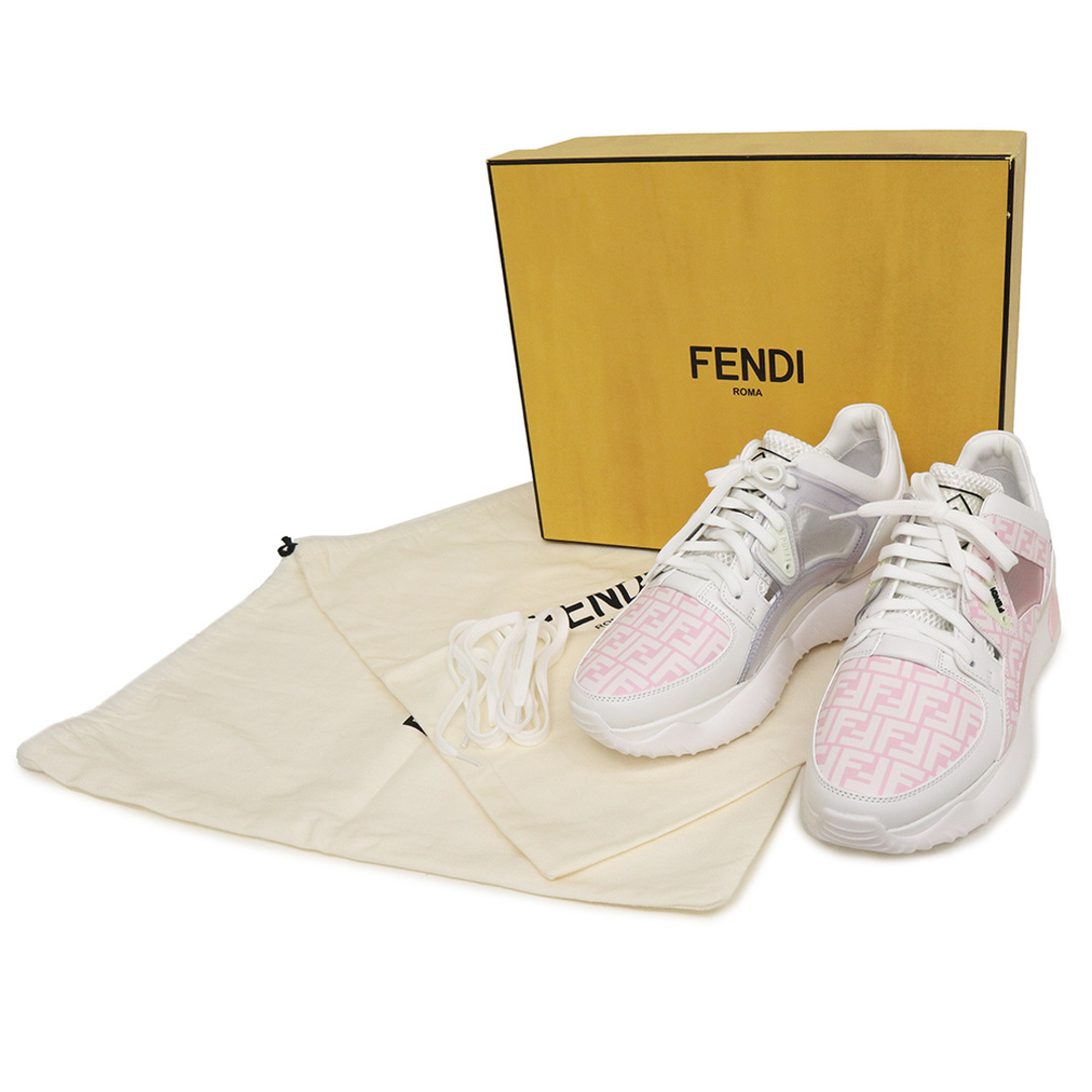 FENDI - フェンディ FENDI カーフレザー レースアップ スニーカー