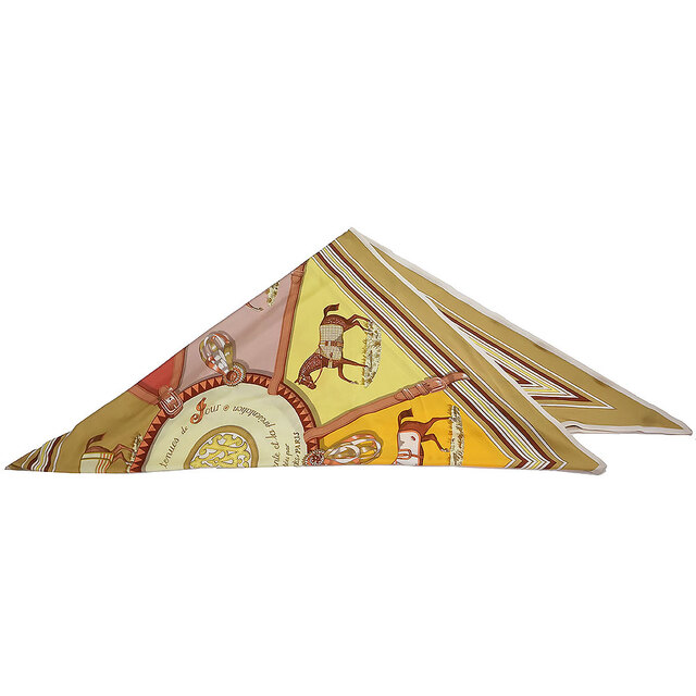 絶品】 100% シルク エルメス - Hermes グリーン(未使用 展示品
