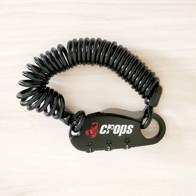 CROPS(クロップス)のクロップス　Q3　自転車　カギ　ロック　ワイヤー錠 スポーツ/アウトドアの自転車(その他)の商品写真