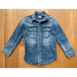 デニムダンガリー(DENIM DUNGAREE)のデニムダンガリー  120 ダンガリー シャツ デニムシャツ(ブラウス)