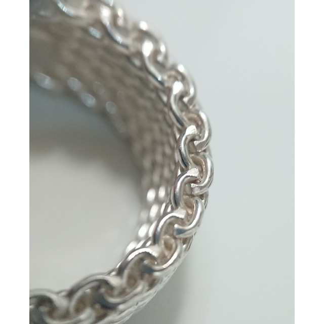 Tiffany & Co.(ティファニー)の2583 15号 ティファニー 925 サマセット メッシュ リング レディースのアクセサリー(リング(指輪))の商品写真
