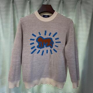 シップスジェットブルー(SHIPS JET BLUE)の【値下げ】 SHIPS JET BLUE Keith Haring ニット(ニット/セーター)