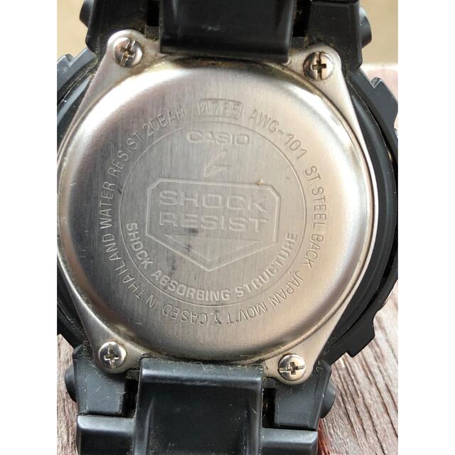 G-SHOCK(ジーショック)のCASIO G-SHOCK SHOCK RESIST AWG101  USED品 メンズの時計(腕時計(デジタル))の商品写真