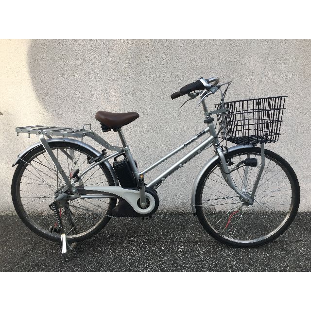 地域限定送料無料 パートナー 業務用 16AH シルバー 神戸市 電動自転車