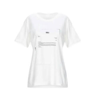 エムエムシックス(MM6)のSサイズ MM⑥ メゾンマルジェラ Tシャツ レター(Tシャツ/カットソー(半袖/袖なし))