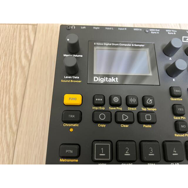 【スッタニ様専用】ELEKTRON Digitaktドラムマシン&サンプラー 楽器の鍵盤楽器(キーボード/シンセサイザー)の商品写真