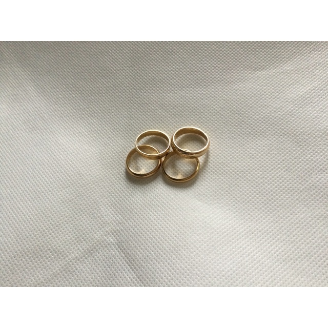 日本に 18金 指輪 ４個（約14〜15g） リング(指輪)