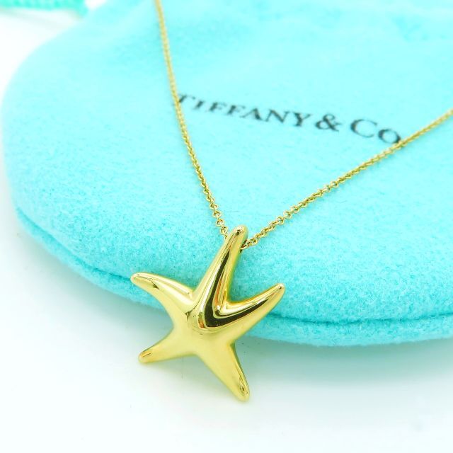 Tiffany & Co. - 希少 美品 ティファニー ゴールド スターフィッシュ ネックレス LL1