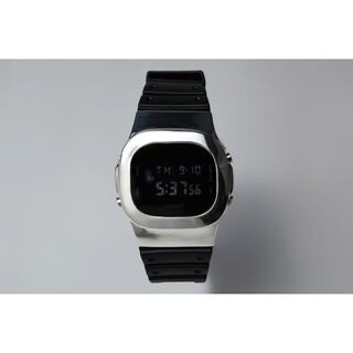 ジーショック(G-SHOCK)のカシオ カスタムGショック シルバー925 DW5600 鏡面加工 鑑定済(腕時計(デジタル))
