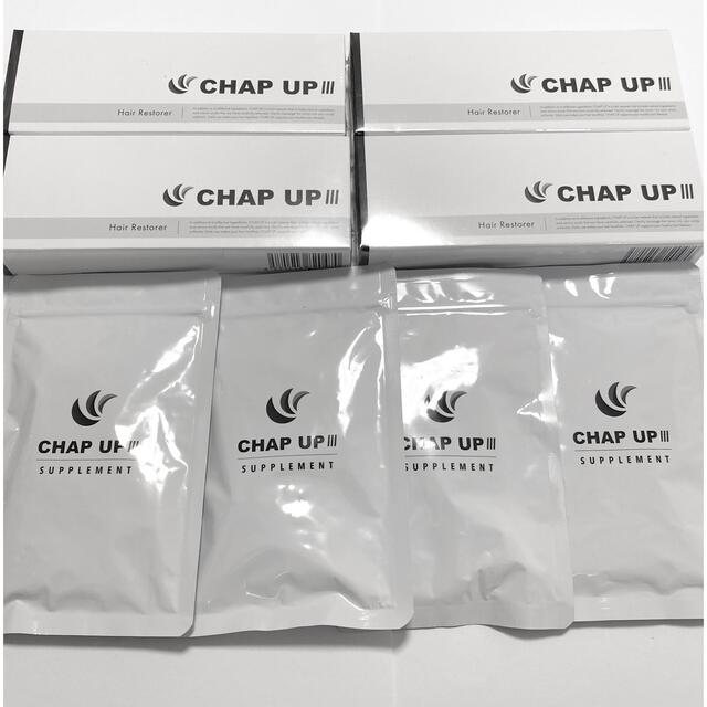 チャップアップ CHAP UP 03 育毛ローション 4本 & サプリ ４袋 ...