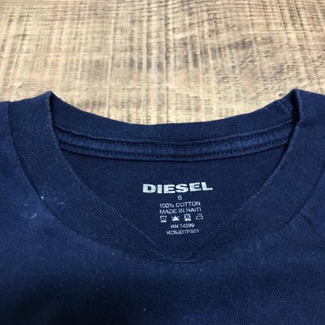 DIESEL(ディーゼル)のディーゼル diesel キッズ Tシャツ サイズ6 110cm キッズ/ベビー/マタニティのキッズ服男の子用(90cm~)(Tシャツ/カットソー)の商品写真