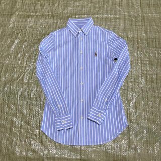 ラルフローレン(Ralph Lauren)のラルフローレン　ストライプシャツ　ブルー(シャツ/ブラウス(長袖/七分))