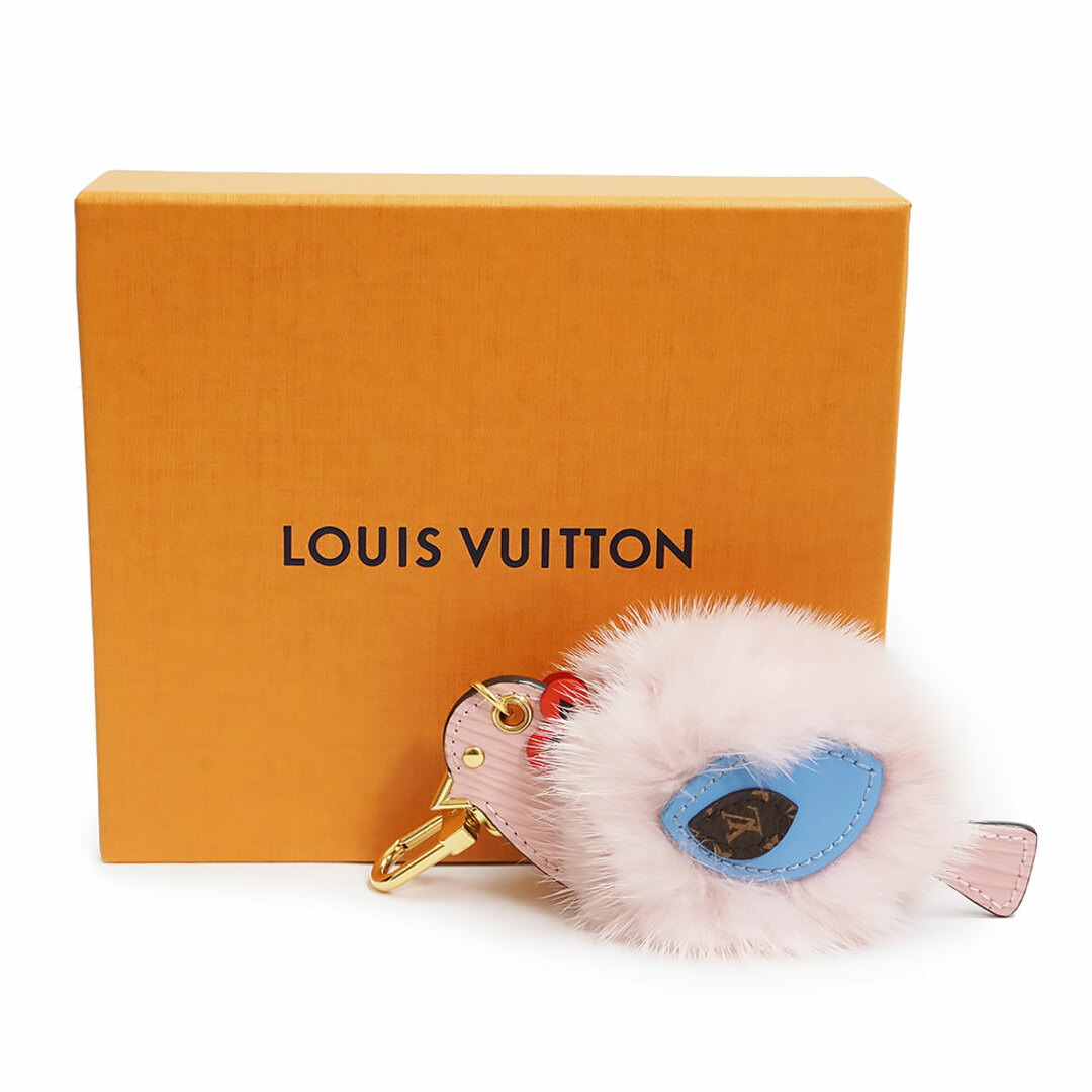 LOUIS VUITTON - ルイ ヴィトン エピ ミンクファー 鳥 キーホルダー