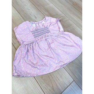 小花柄　Tシャツ　半袖ブラウス　100(Tシャツ/カットソー)