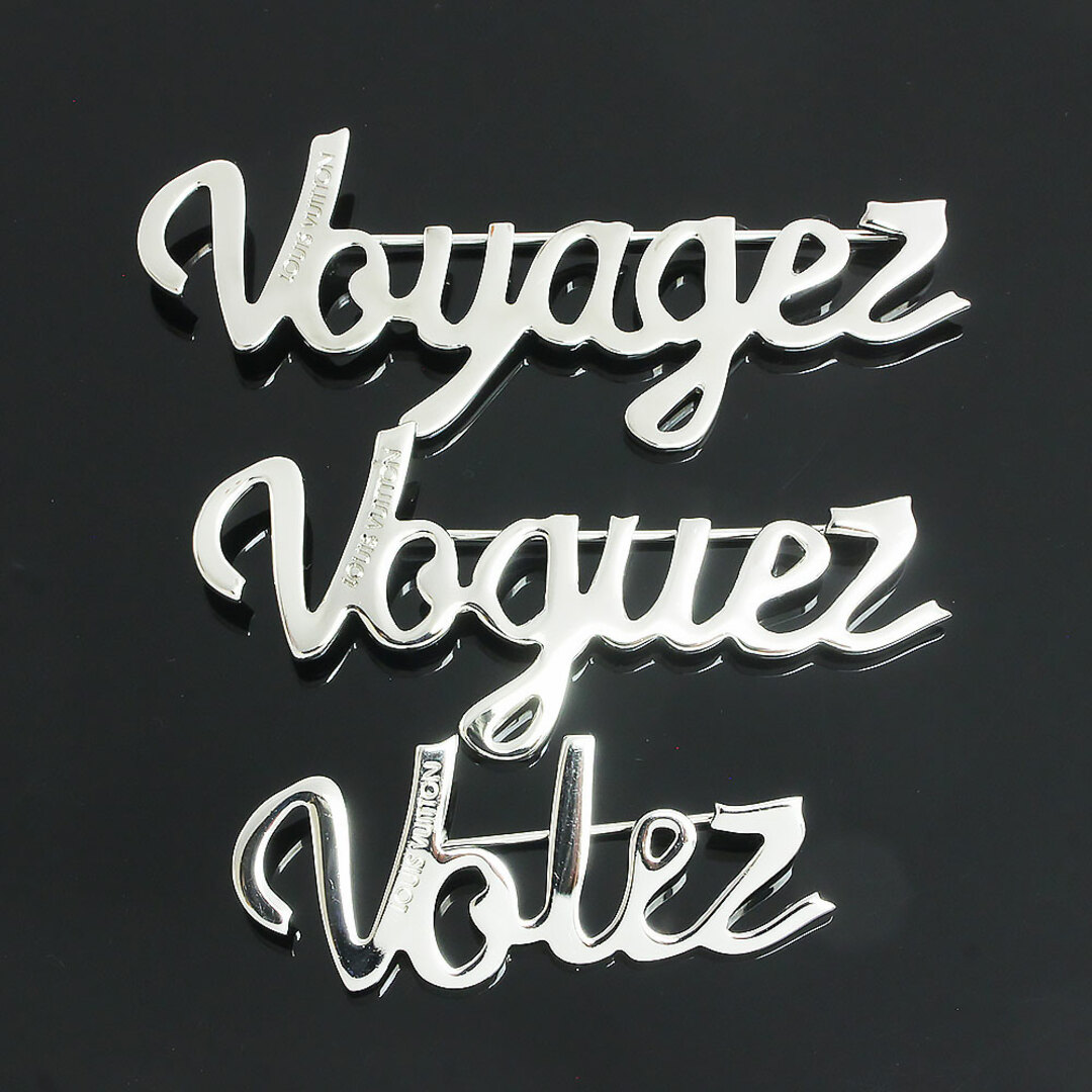 ルイ ヴィトン Volez Voguez Voyagez ブローチ 箱付（美品）