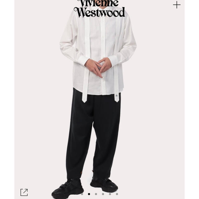 Vivienne Westwood(ヴィヴィアンウエストウッド)のVivienne Westwood サスペンダーシャツ　44 メンズのトップス(シャツ)の商品写真