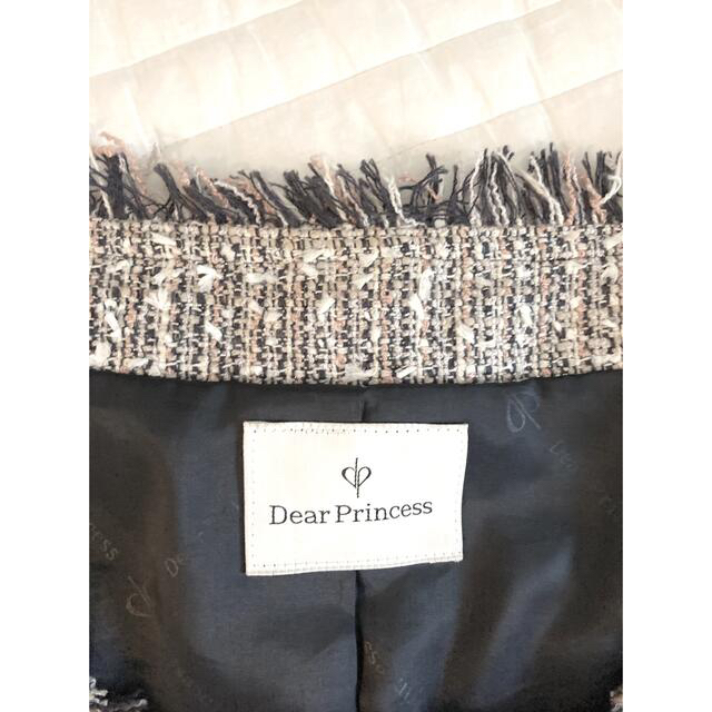 Dear Princess(ディアプリンセス)のDear princess ノーカラージャケット ツイードジャケット レディースのジャケット/アウター(ノーカラージャケット)の商品写真