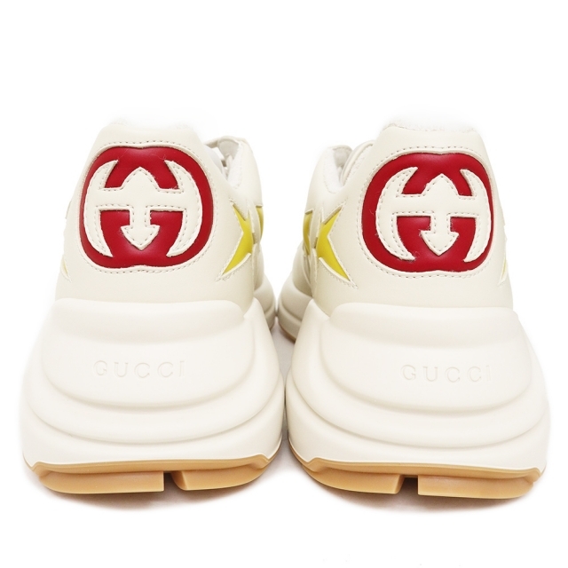 Gucci(グッチ)のグッチ レザー ライトン スター レザー スニーカー ホワイト（新品・未使用品） メンズの靴/シューズ(スニーカー)の商品写真