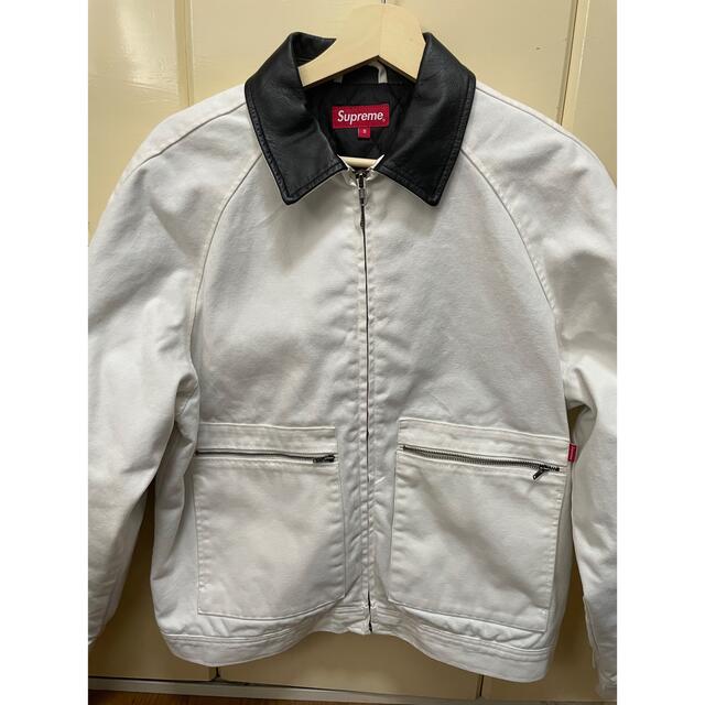 20AW Leather Collar Work Jacket