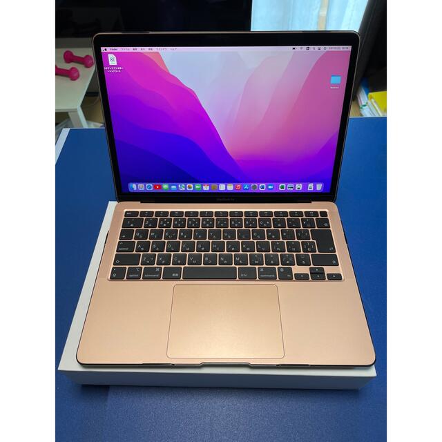 一流の品質 Air 専用⭐︎MacBook - Apple M1ゴールド 256GB 8GB ノート