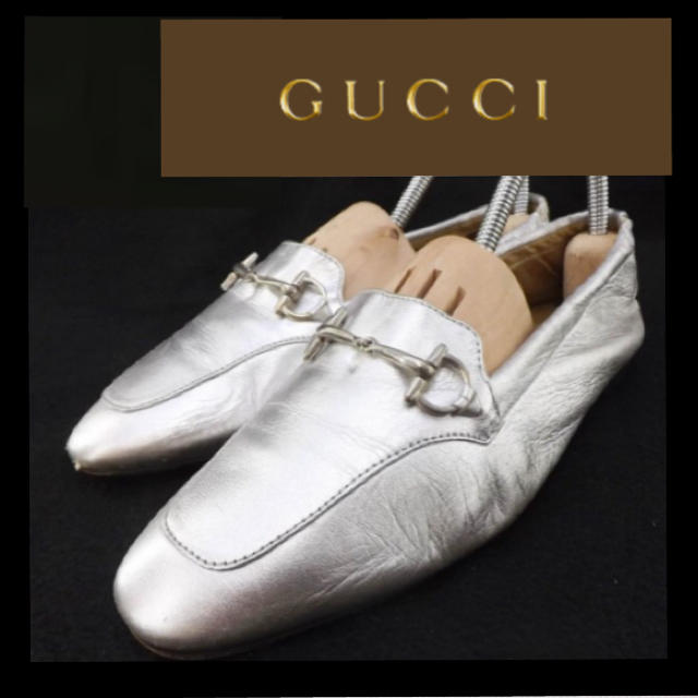 GUCCI - 正規本物 GUCCI グッチ ビット ローファー サボ メタル GUCCI - 正規本物 GUCCI グッチ ビット ローファー サボ メタル