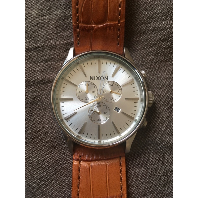 NIXON 腕時計 セントリー クロノ レザー A4051886 noonaesthetics.com