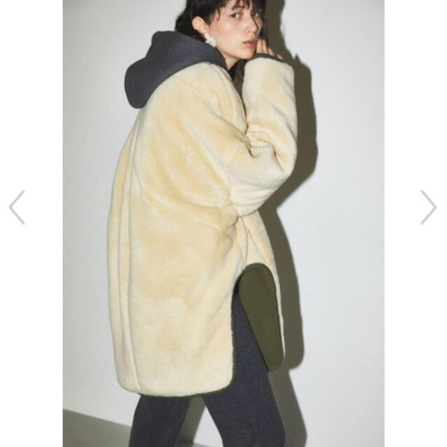 日本買付 ナゴンスタンス nagonstans ボア コート - winterparksmiles.com