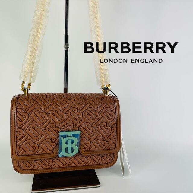 BURBERRY - 【新品未使用】B TBロゴ チェーンショルダー ロゴ柄 即日