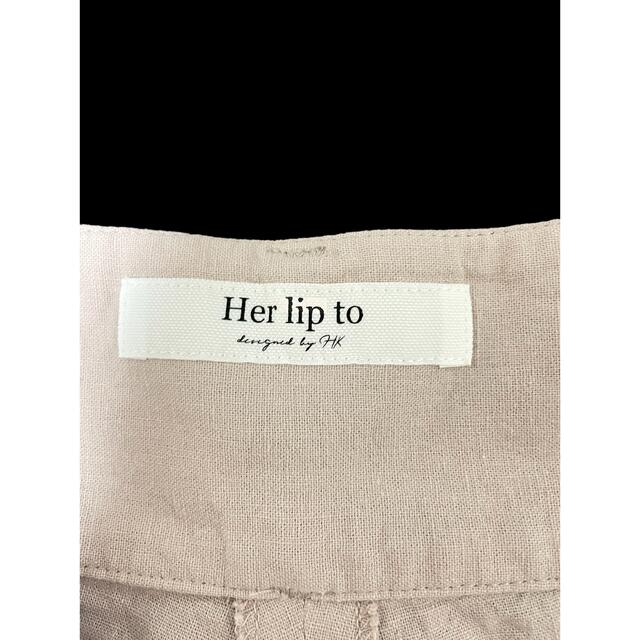 Her lip to(ハーリップトゥ)の【美品】ハーリップトゥ Shell  Jacket Setup パンツのみ S レディースのパンツ(ショートパンツ)の商品写真