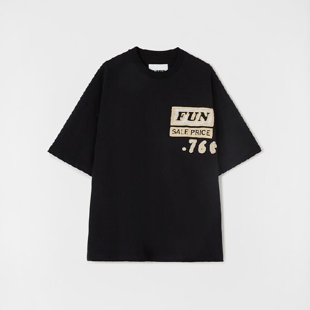 Jil Sander(ジルサンダー)のJIL SANDER 22ss グラフィックTシャツ L BLACK 美品タグ付 メンズのトップス(Tシャツ/カットソー(半袖/袖なし))の商品写真