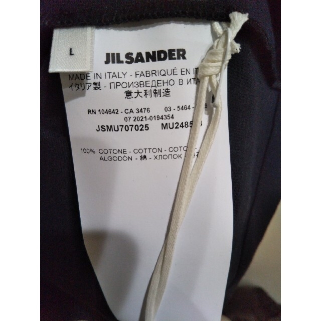 Jil Sander(ジルサンダー)のJIL SANDER 22ss グラフィックTシャツ L BLACK 美品タグ付 メンズのトップス(Tシャツ/カットソー(半袖/袖なし))の商品写真