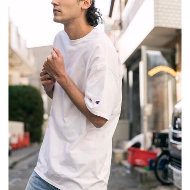 Champion(チャンピオン)の【訳あり】2枚 champion チャンピオン メンズ 半袖 Tシャツ 白T M メンズのトップス(Tシャツ/カットソー(半袖/袖なし))の商品写真