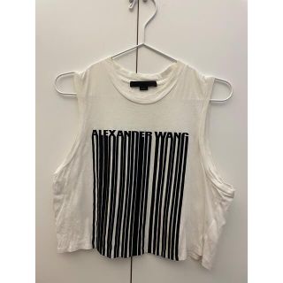 アレキサンダーワン(Alexander Wang)の5/7まで！ALEXANDER WANG ロゴ　タンクトップ(タンクトップ)