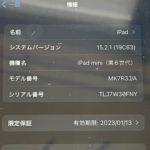 iPad Mini 6 64GB Wi-Fi パープル 専用ケース ペンシル付き | www