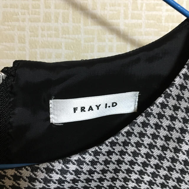 FRAY I.D(フレイアイディー)のフレイアイディー 千鳥格子のワンピース レディースのフォーマル/ドレス(ミディアムドレス)の商品写真