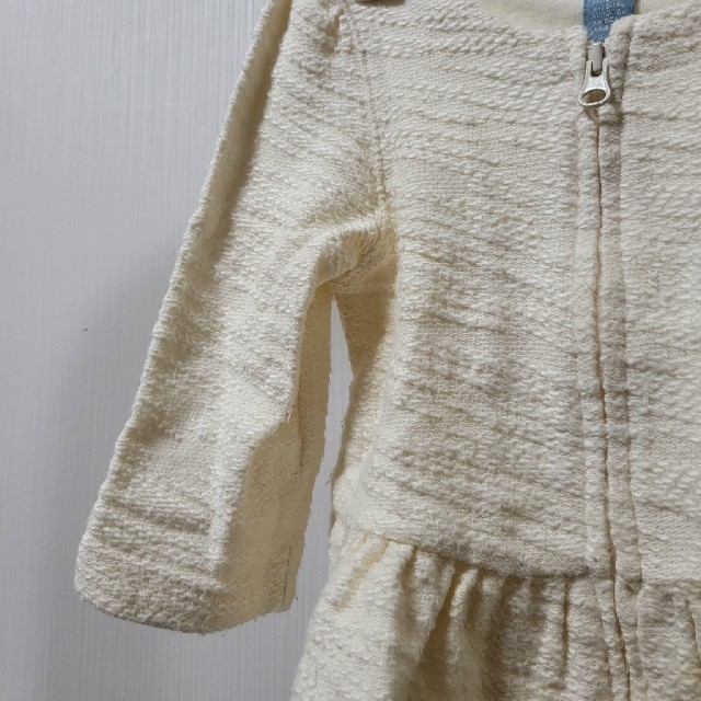 babyGAP(ベビーギャップ)のBABYGAP薄手ノーカラージャケット80 キッズ/ベビー/マタニティのベビー服(~85cm)(ジャケット/コート)の商品写真