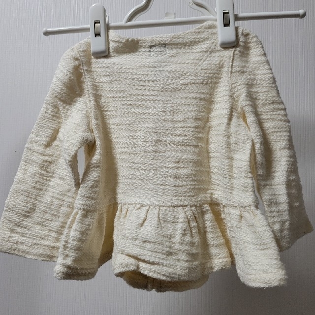 babyGAP(ベビーギャップ)のBABYGAP薄手ノーカラージャケット80 キッズ/ベビー/マタニティのベビー服(~85cm)(ジャケット/コート)の商品写真