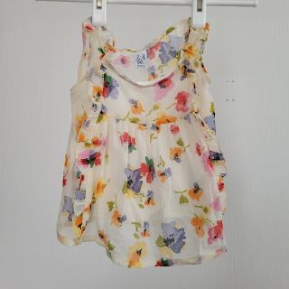 ザラキッズ(ZARA KIDS)のZARAKIDS花柄シフォントップス98(ブラウス)