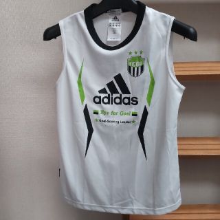 アディダス(adidas)のadidas アディダス ノースリーブ　ホワイト　140cm(Tシャツ/カットソー)